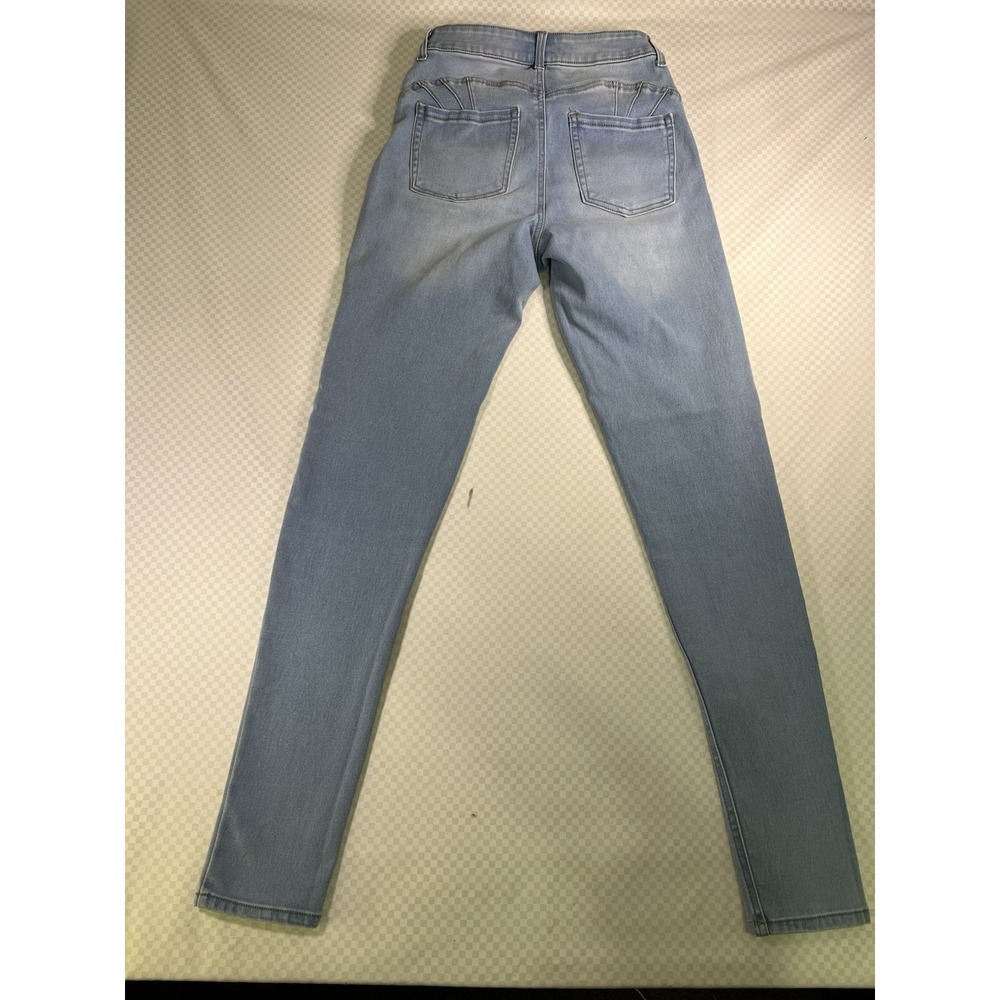 Fashion Nova Jeans Womens 5- 24" Skinny Light Wash Denim Blue Casual Pants - Picture 2 of 11
